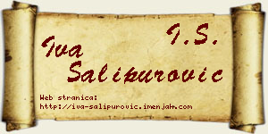 Iva Šalipurović vizit kartica